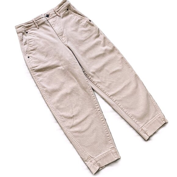 Gap Barrel Khaki High Rise Canvas Pants Rose Dawn Pink Pink Women's 2P - Picture 1 of 7
